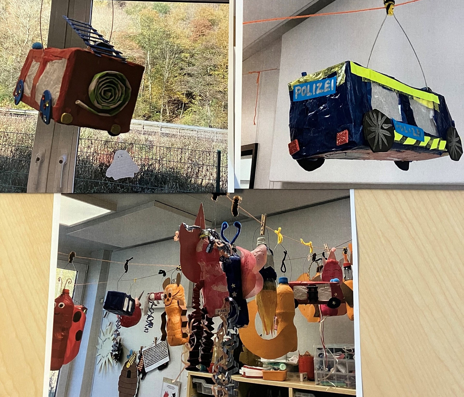 Fotos von selbstgebastelten Laternen